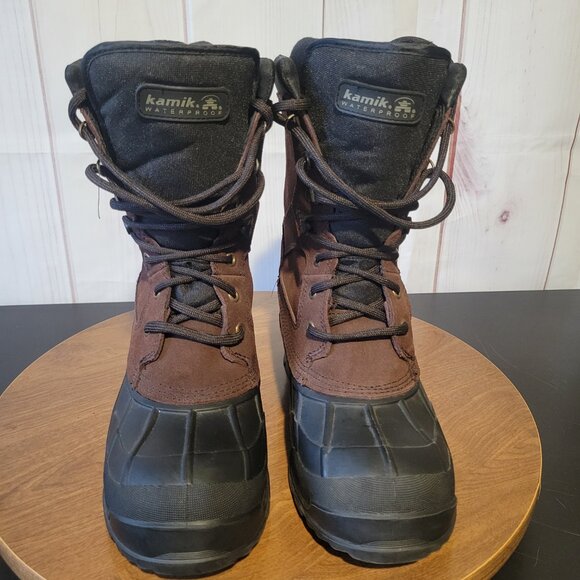 Kamik Nation Plus Men’s Sz 9 Waterproof Pac Thinsulate Insulated Boots NEW - Picture 9 of 11
